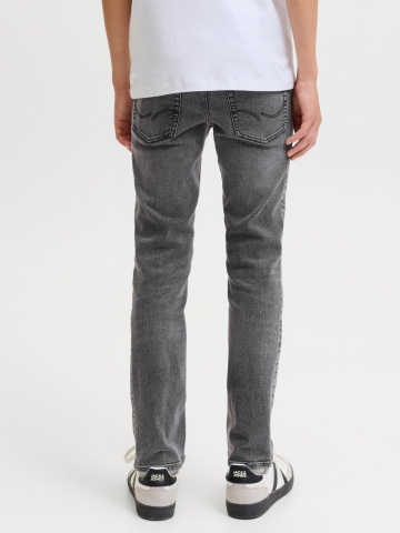 Jack & Jones Blugi baieti, CLARK, cu talie joasa si croiala Regular fit, Gri - Img 2