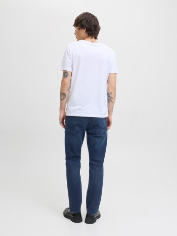 Jack & Jones Blugi barbati CLARK, cu talie joasa si croiala Regular fit, Indigo - Img 6