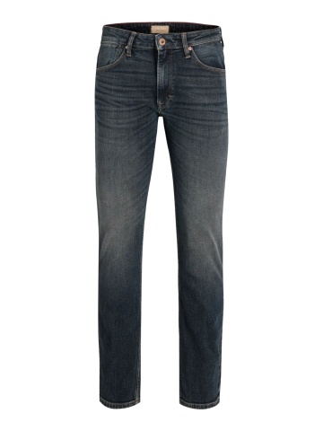 Jack & Jones Blugi barbati CLARK DUKE, cu talie medie si croiala Regular fit, Albastru inchis - Img 7
