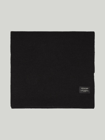 Jack & Jones Fular barbati, cu textura striata, Negru - Img 6