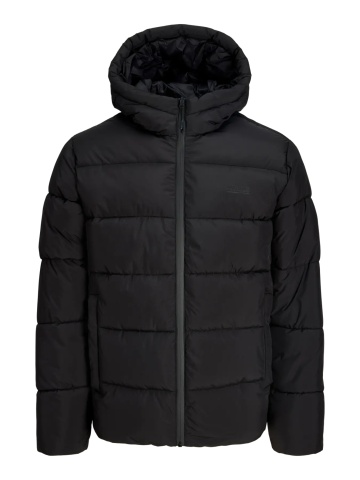 Jack & Jones Geaca barbati, PUFFER, cu gluga, Regular fit, JJEFREDDIE, Negru - Img 6