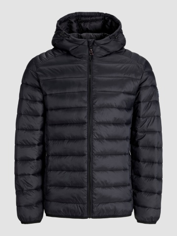 Jack & Jones Jacheta barbati cu gluga, Bradley 12280970, Regular fit, Negru - Img 8