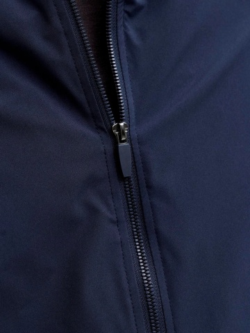 Jack & Jones, Jacheta bomber, barbati, cu buzunare oblice fara fermoar, Bleumarin inchis - Img 5