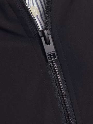 Jack & Jones, Jacheta bomber, barbati, cu buzunare oblice fara fermoar, Negru - Img 3