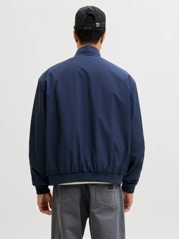 Jack & Jones Jacheta bomber barbati, Regular fit, JJECHARGE, Bleumarin inchis - Img 2