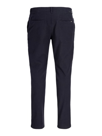 Jack & Jones Pantaloni chino, barbati, cu talie joasa, Slim fit, JPSTMARCO BOWIE, Bleumarin inchis - Img 7