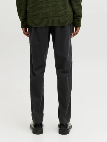 Jack & Jones, Pantaloni chino barbati, Kenso, casual, cu talie medie si croiala Conica, Negru - Img 2