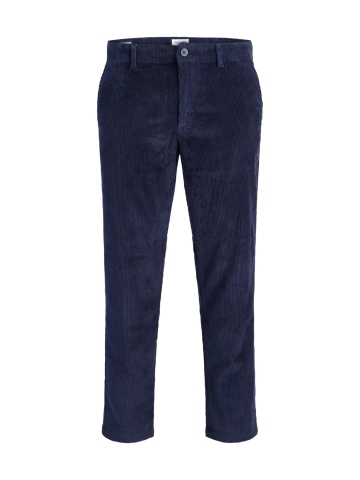 Jack & Jones Pantaloni chino raiati, barbati, cu talie medie, Regular Fit, JPSTOLLIE, Bleumarin inchis