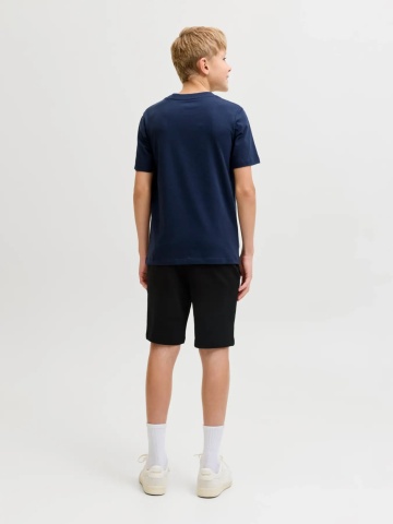 Jack & Jones Pantaloni scurti baieti, cu talie medie, Regular fit, Negru - Img 6