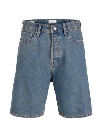 Jack & Jones Pantaloni scurti de blug barbati, cu talie inalta, croiala Regular fit, Albastru - Img 8