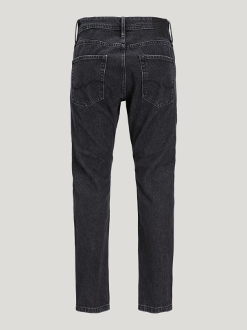 Jack & Jones Plus Blugi JJICHRIS JJORIGINAL, barbati big sizes, cu talie inalta si croiala Relaxed fit, Gri inchis - Img 9