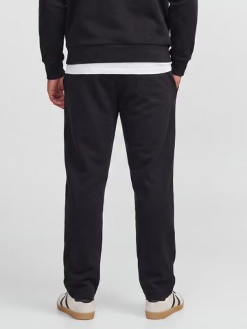 Jack & Jones Plus Pantaloni de trening barbati big sizes, cu talie medie, croiala Relaxed fit, JPSTKANE BRADLEY, Negru - Img 2