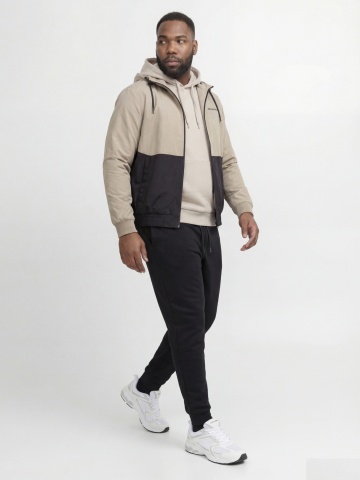Jack & Jones Plus Pantaloni de trening JPSTGORDON JJBRADLEY, barbati, Regular fit, Negru - Img 7