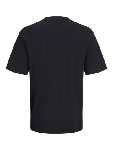 Jack & Jones Plus Tricou simplu barbati big sizes, Bradley, decolteu la baza gatului, Negru - Img 9