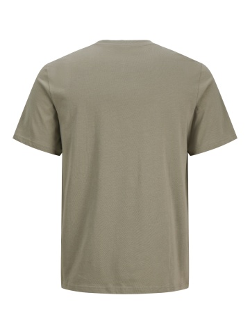 Jack & Jones Tricou baieti, din bumbac, Regular Fit, JJBENSON, Olive - Img 2