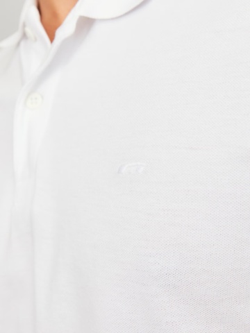Jack & Jones Tricou polo Basic, Slim Fit, din bumbac, Alb - Img 5