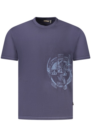 Napapijri Tricou barbati, cu imprimeu grafic, Regular Fit, Bleumarin - Img 1