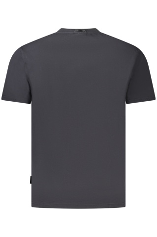 Napapijri Tricou S-Bollo barbati, cu imprimeu grafic, Regular Fit, Negru - Img 2