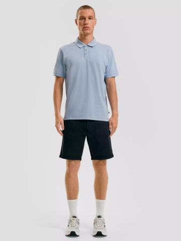 Q/S by s.Oliver Pantaloni scurti barbati chino, John cu croiala Regular fit, Bleumarin inchis - Img 3