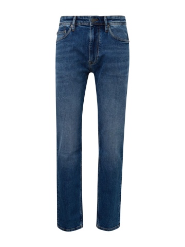 s.Oliver Big Sizes Blugi barbati big size Casby, cu talie medie, Relaxed fit, Straight leg, Albastru