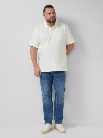 s.Oliver Big Sizes Blugi barbati big size Casby, cu talie medie, Relaxed fit, Straight leg, Albastru - Img 7