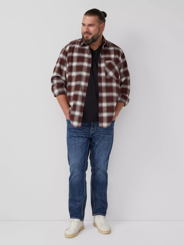 s.Oliver Big Sizes Tricou barbati big sizes, cu anchior, din bumbac, Negru - Img 4