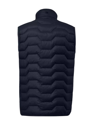 s.Oliver Big Sizes Vesta matlasata barbati big sizes, fara gluga, croiala Regular fit, Bleumarin inchis - Img 2