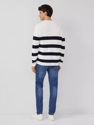 s.Oliver Blugi barbati Nelio, cu talie medie si croiala Slim fit, Albastru - Img 6