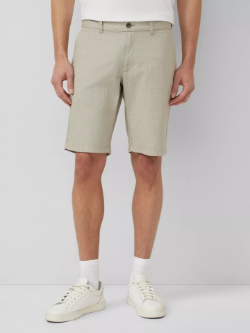 s.Oliver Pantaloni scurti barbati cu talie medie, Regular Fit, Straight Leg, Phoenix, Bej