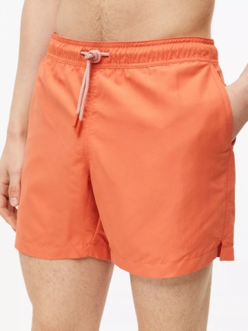 s.Oliver Pantaloni scurti barbati pentru inot cu croiala Regular fit, Portocaliu - Img 3