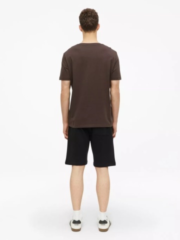 s.Oliver Pantaloni scurti sport, barbati, din bumbac, cu talie medie, Relaxed fit, Detroit, Negru - Img 5