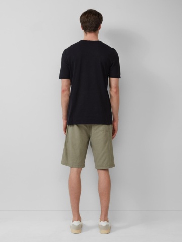 s.Oliver Tricou barbati cu croiala Regular Fit, buzunar la piept, Negru - Img 5
