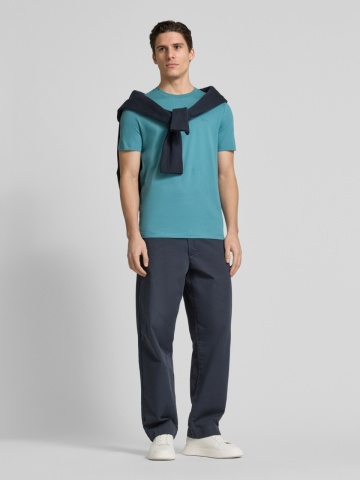s.Oliver Tricou barbati cu croiala Regular fit, din bumbac, Turcoaz - Img 4