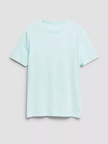 s.Oliver Tricou barbati, din bumbac, la baza gatului, Regular fit, Turcoaz deschis - Img 7