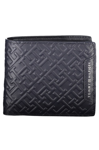 Tommy Hilfiger Portofel barbati cu modele grafice, Bleumarin - Img 1