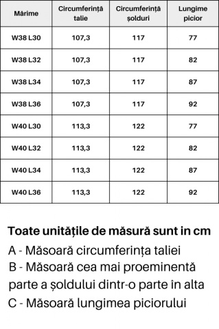 Blugi barbati Mauro cu croiala Regular fit si talie inalta negru - Img 9