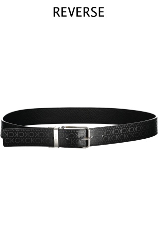 Calvin Klein, Curea reversibila, barbati Adj/Rev Light Frame Mono, Negru - Img 3
