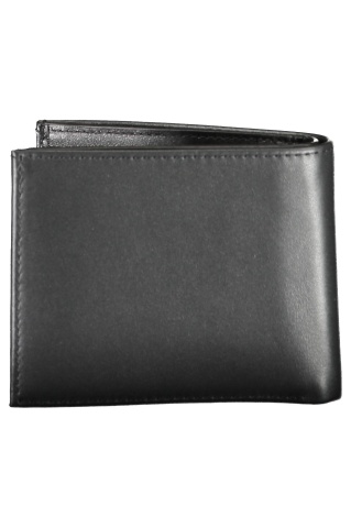 Calvin Klein Portofel Mare pentru Bărbați Ck Icon Bifold 5Cc W/Coin, din piele naturala, negru - Img 2