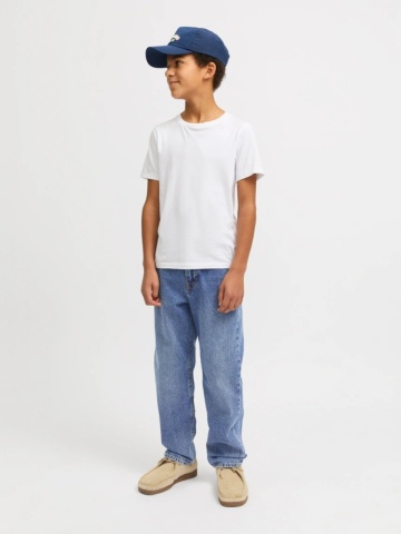 Jack & Jones Blugi baieti, CHRIS, cu talie inalta si croiala Relaxed fit, Albastru - Img 5