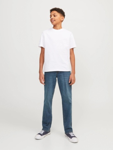 Jack & Jones Blugi baieti, CLARK, cu talie medie si croiala Regular fit, Albastru inchis - Img 5