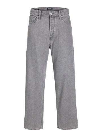 Jack & Jones Blugi barbati ALEX, cu talie inalta si croiala Baggy fit, Gri - Img 8