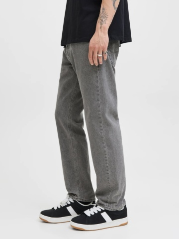 Jack & Jones Blugi barbati CHRIS, talie inalta, croiala Relaxed fit, Gri - Img 3