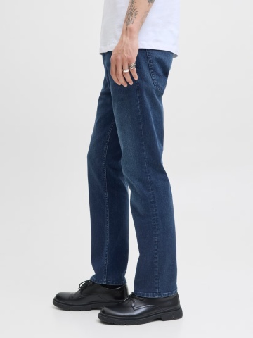 Jack & Jones Blugi barbati CLARK, cu talie joasa si croiala Regular fit, Indigo - Img 3