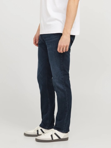 Jack & Jones Blugi barbati CLARK, cu talie medie si croiala Regular fit, Bleumarin inchis - Img 4