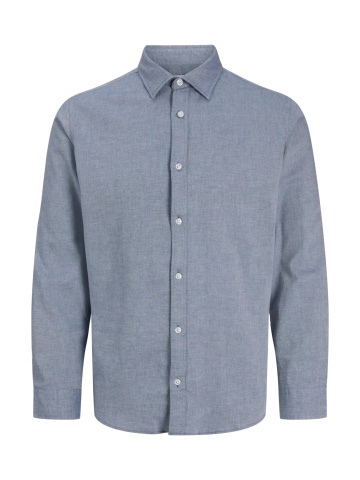 Jack & Jones Camasa barbati, din bumbac, Regular Fit, JJEFIELD, Gri inchis - Img 8