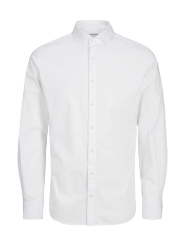 Jack & Jones Camasa cu maneca lunga, baieti, AXEL, Regular Fit, Alb - Img 8