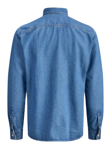 Jack & Jones Camasa de blug barbati, Stanley, Regular fit, Albastru - Img 9