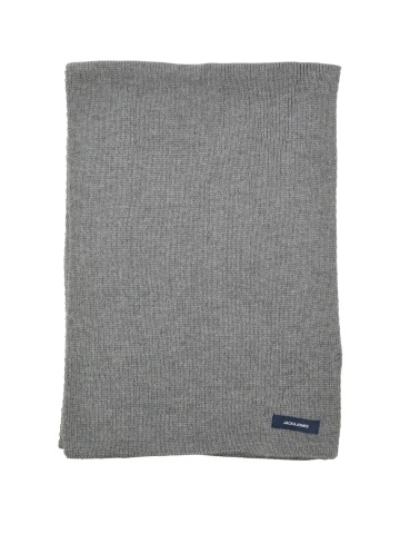 Jack & Jones Fular barbati, cu textura striata, Gri inchis - Img 4