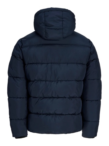 Jack & Jones Geaca barbati, PUFFER, cu gluga, Regular fit, JJEFREDDIE, Bleumarin inchis - Img 10