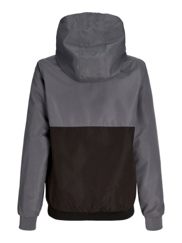 Jack & Jones Jacheta softshell, baieti, cu gluga, Regular fit, Gri inchis - Img 9